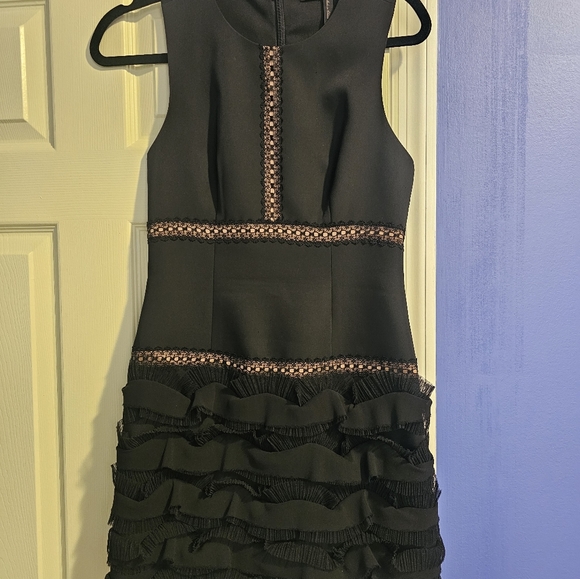 BCBG MAX AZRIA RUFFLE DRESS - Picture 4 of 5